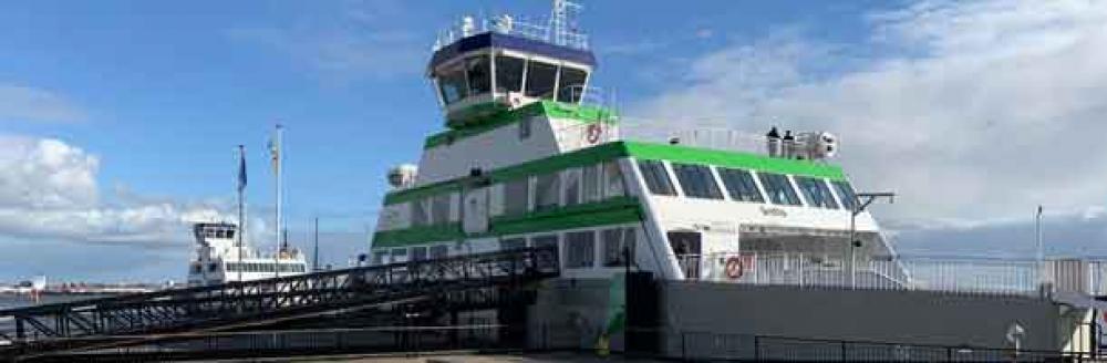 Tre samtidige færger på Esbjerg-Fanø