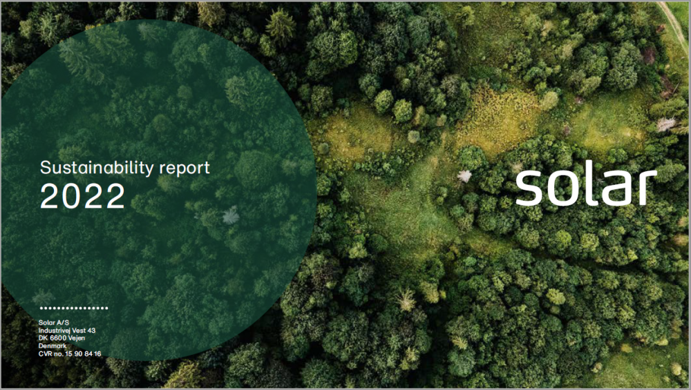 Solar Sustainability Report 2022