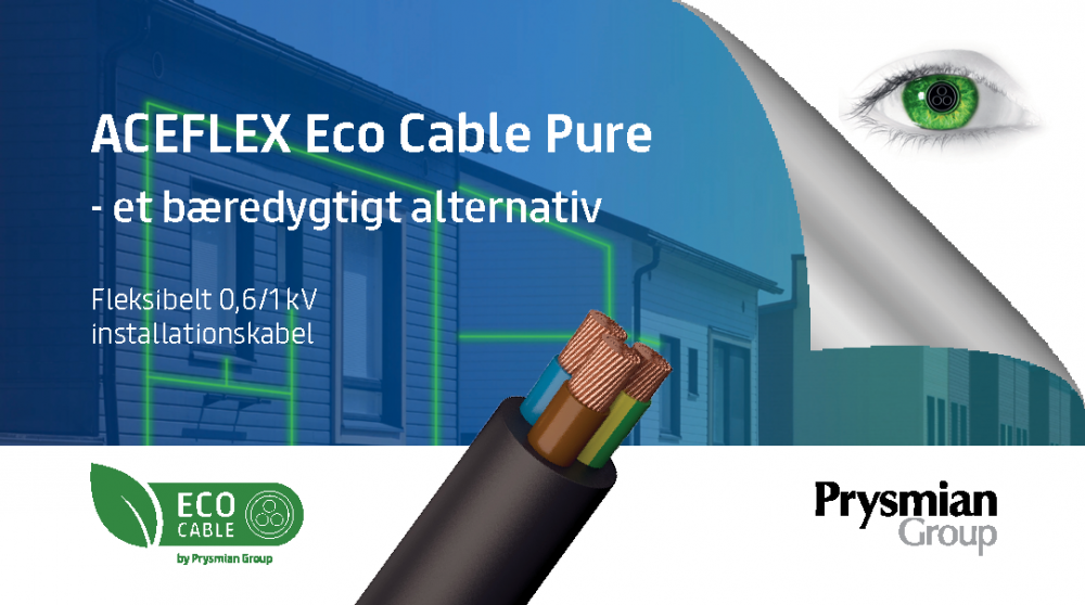 ACEFLEX Eco Cable Pure 1 kV - med 36% genanvendt kobber