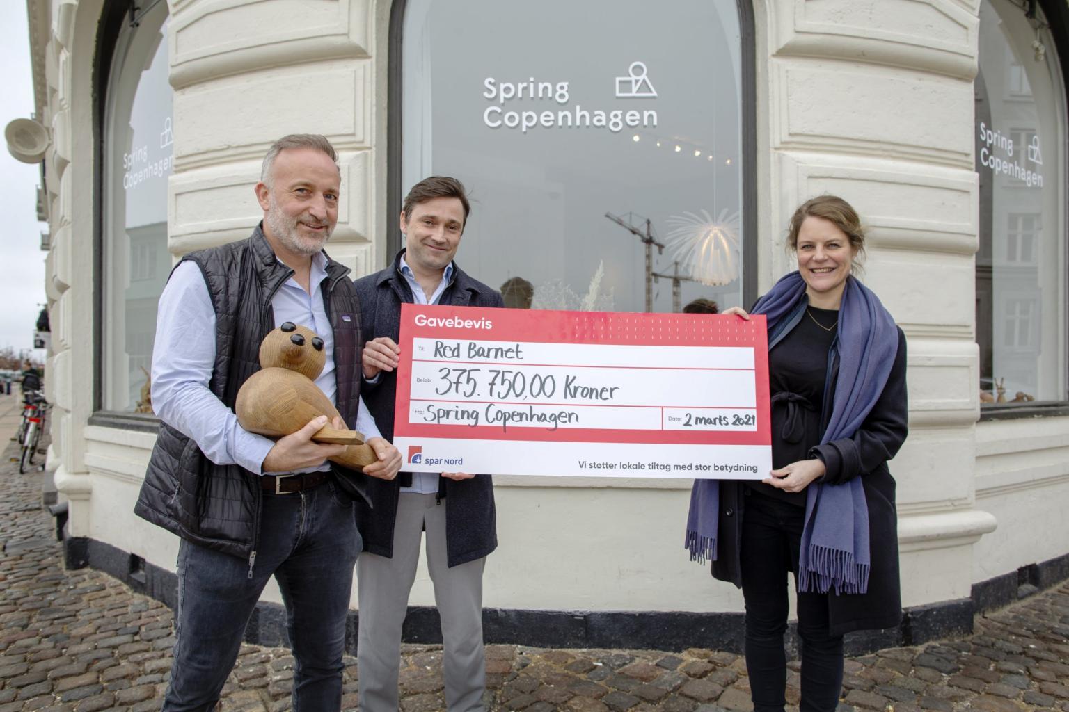 Tid blyant Vedholdende Spring Copenhagen donerer stor sum til Red Barnet