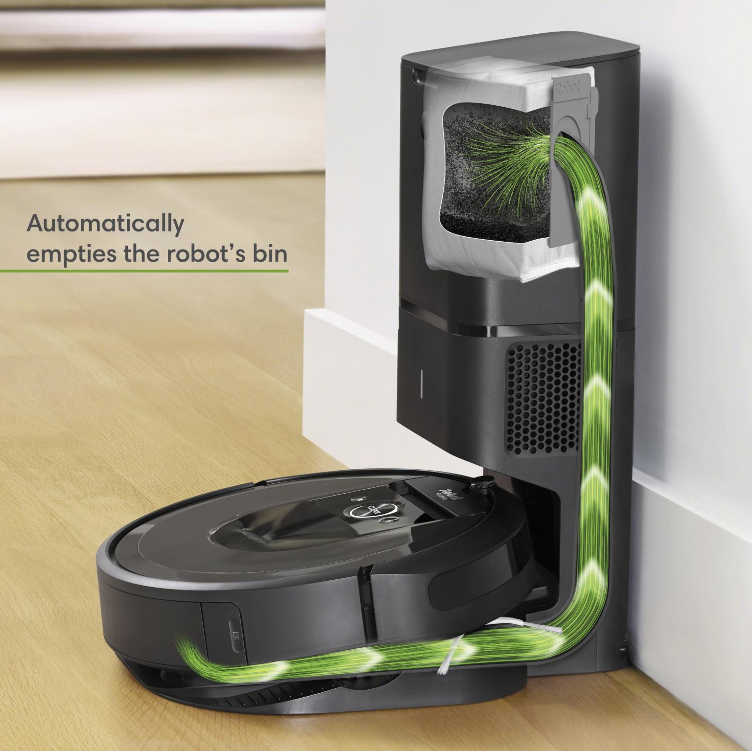 arkitekt Resonate Person med ansvar for sportsspil NYHED iRobot® Roomba® i7+, robotstøvsugeren der lærer dit hjem at kende og  automatisk tømmer sin støvbeholder