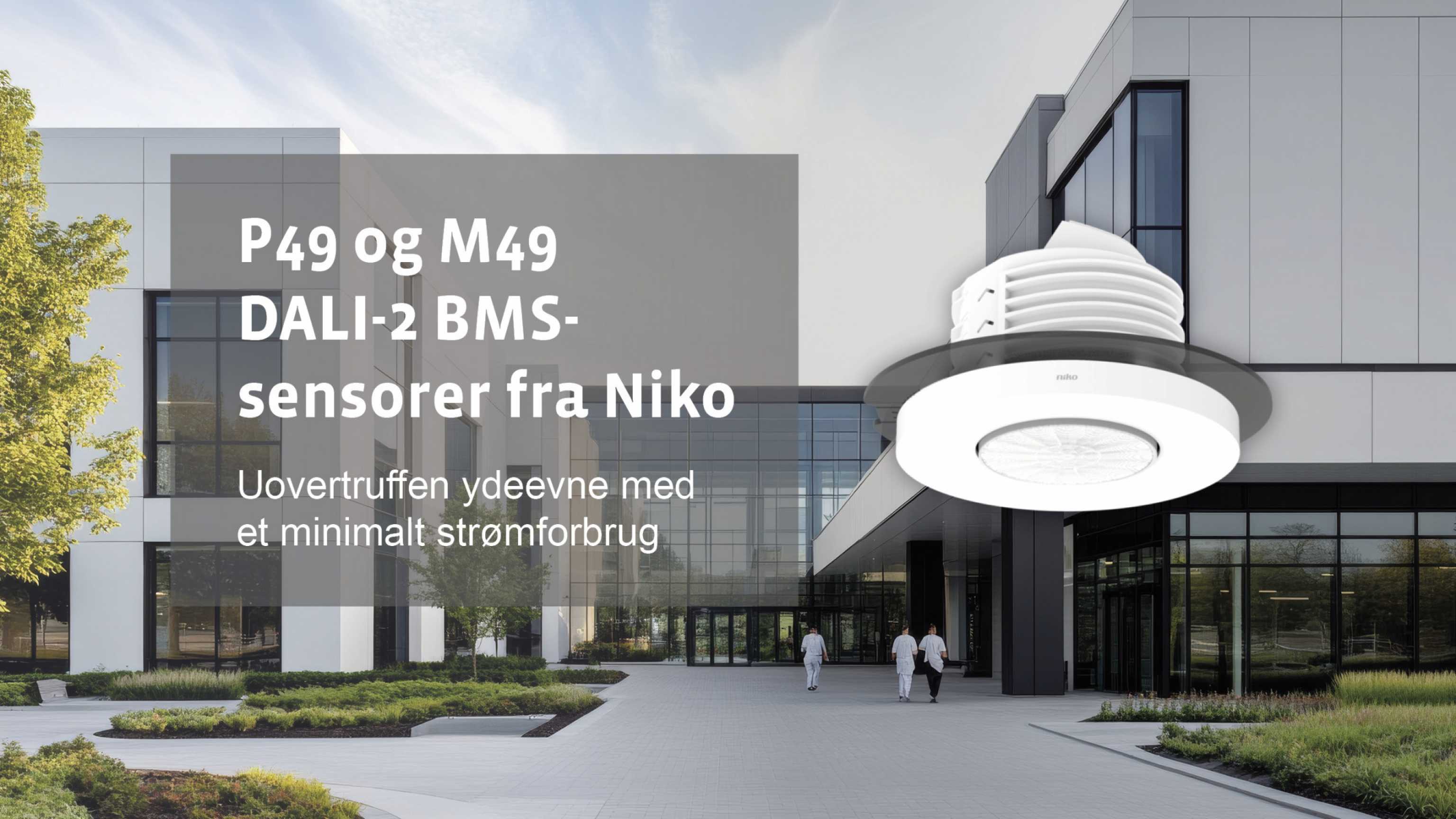 P49 og M49 DALI-2 BMS-sensorer